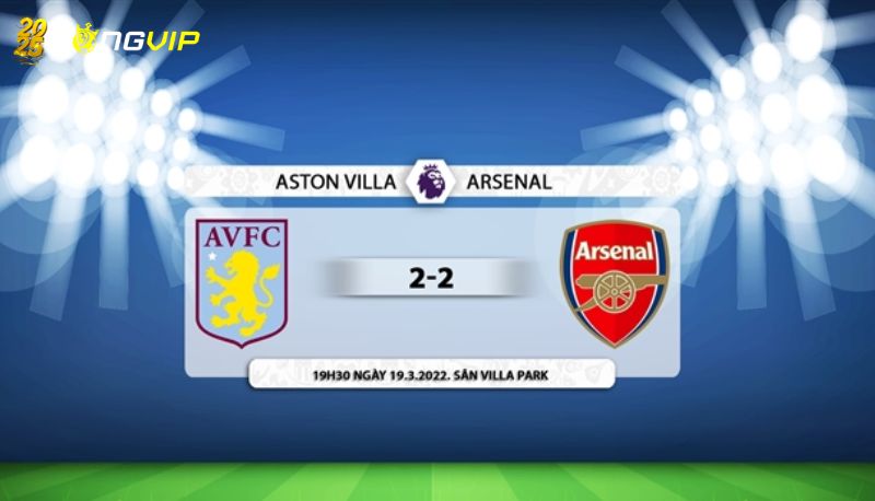 soi kèo Arsenal vs Aston Villa